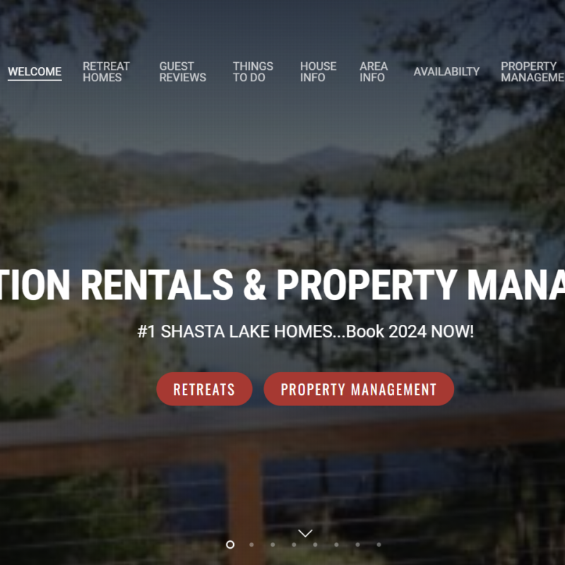 Dedicated Vacation Rental Website